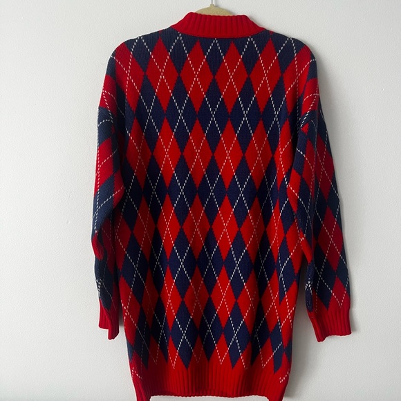 Gucci Argyle Jacquard Sweater Dress - Picture 6 of 10